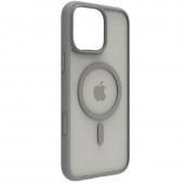 Чохол Matt Magnetic Fit для iPhone 15 Сірий