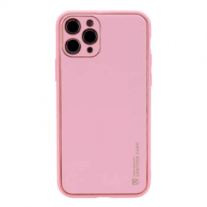 Кожаная накладка Xshield для Apple iPhone 11 Pro (5.8") Pink