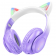Наушники Stereo Bluetooth Headset Hoco W42 cat ear Purple