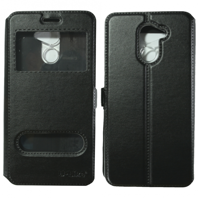 Чехол книжка U-Like Simple для Huawei Y7 2017 Чёрный