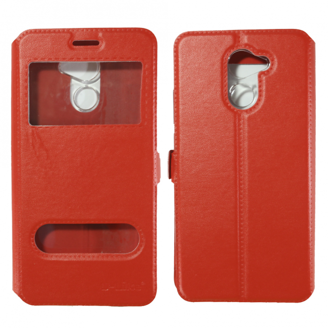 Чохол книжка U-Like Simple для Huawei Y7 2017 Червоний