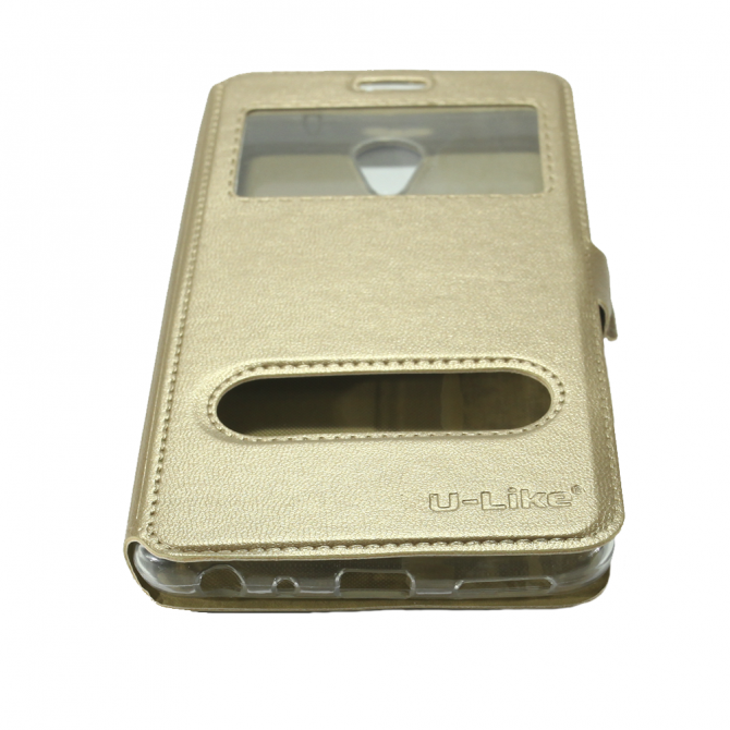 Чехол книжка U-Like Simple для Meizu M5 Note Gold-3