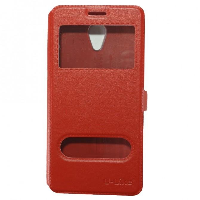Чехол книжка U-Like Simple для Meizu M5 Note Red-1