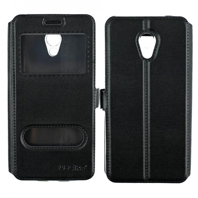 Чехол книжка U-Like Simple для Meizu M5c Чёрный-1