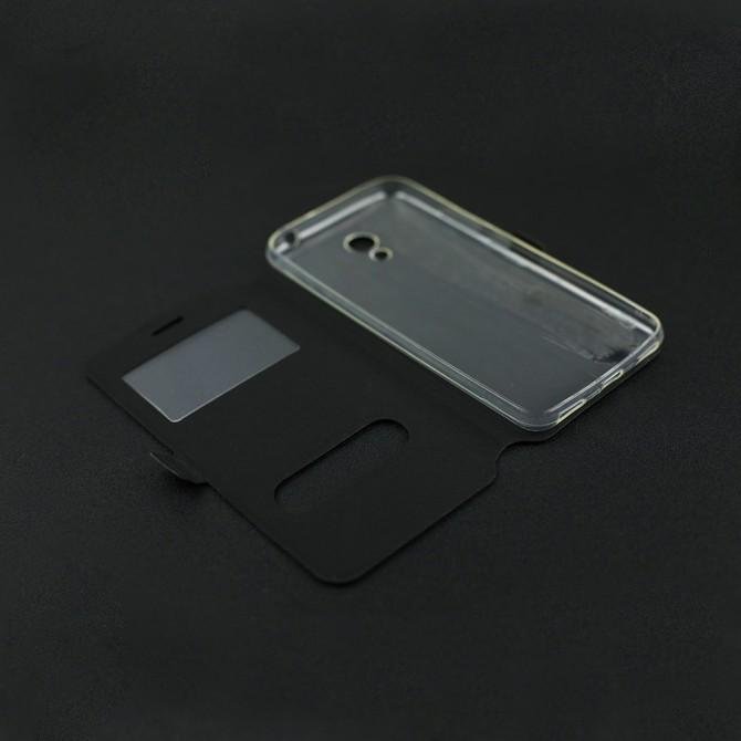 Чехол книжка U-Like Simple для Meizu M5c Чёрный-3