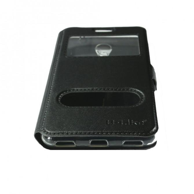 Чехол книжка U-Like Simple для Meizu M5s Чёрный-3