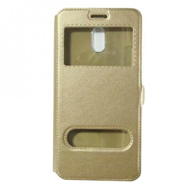 Чехол книжка U-Like Simple для Meizu M6 Note Gold-1