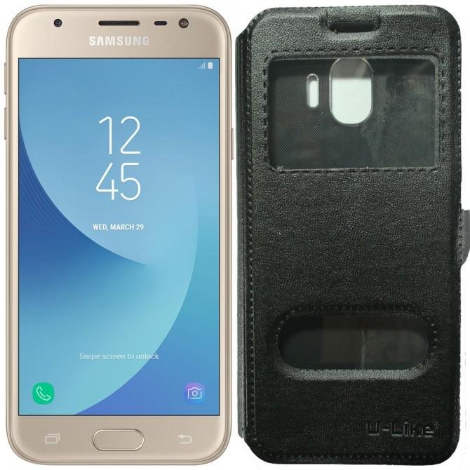 Чохол книжка U-Like Simple для Samsung J250 (J2 2018) Чорний