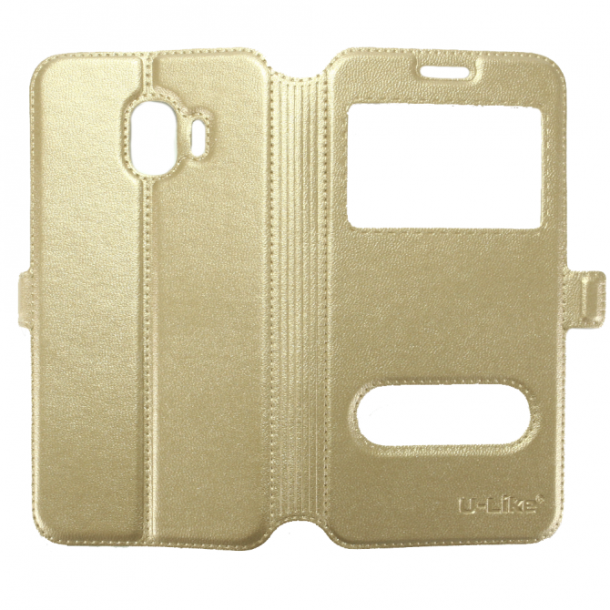Чохол книжка U-Like Simple для Samsung J250 (J2 2018) Золотий-6
