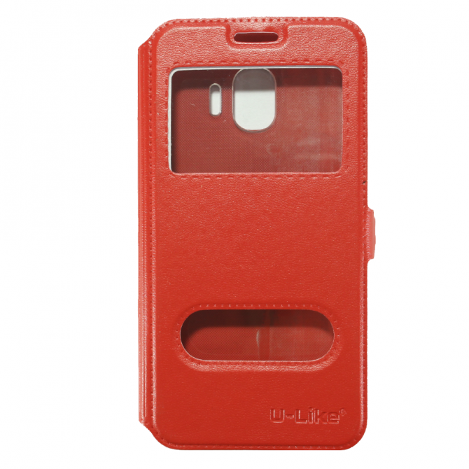 Чохол книжка U-Like Simple для Samsung J250 (J2 2018) Червоний-1