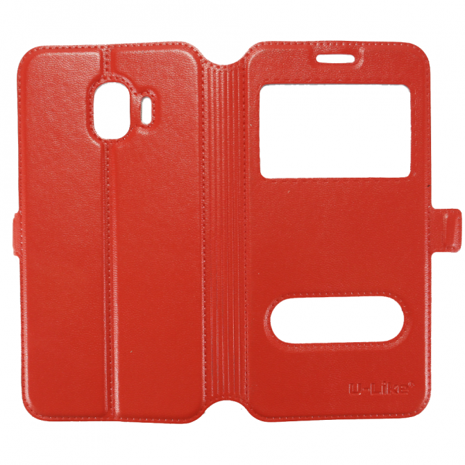 Чохол книжка U-Like Simple для Samsung J250 (J2 2018) Червоний-6