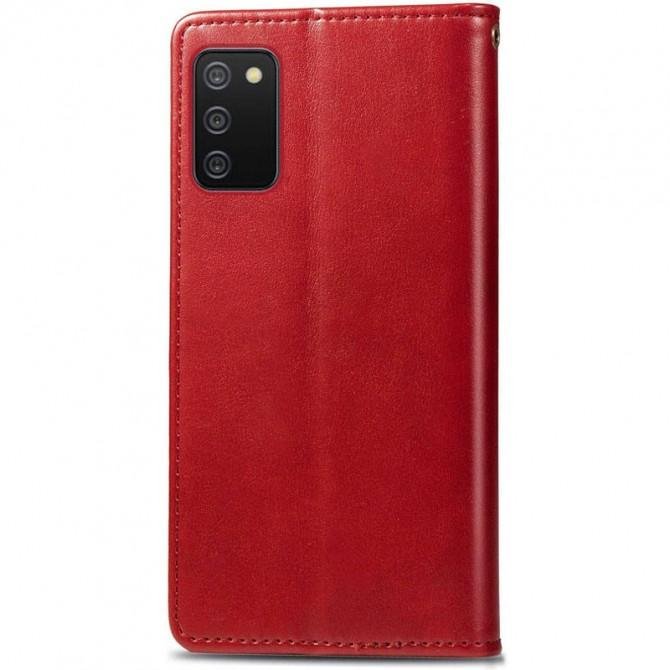 Чехол-книжкка GETMAN Gallant for Samsung A03s Red-1