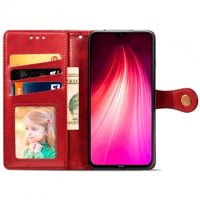 Чехол-книжкка GETMAN Gallant for Samsung A03s Red-3