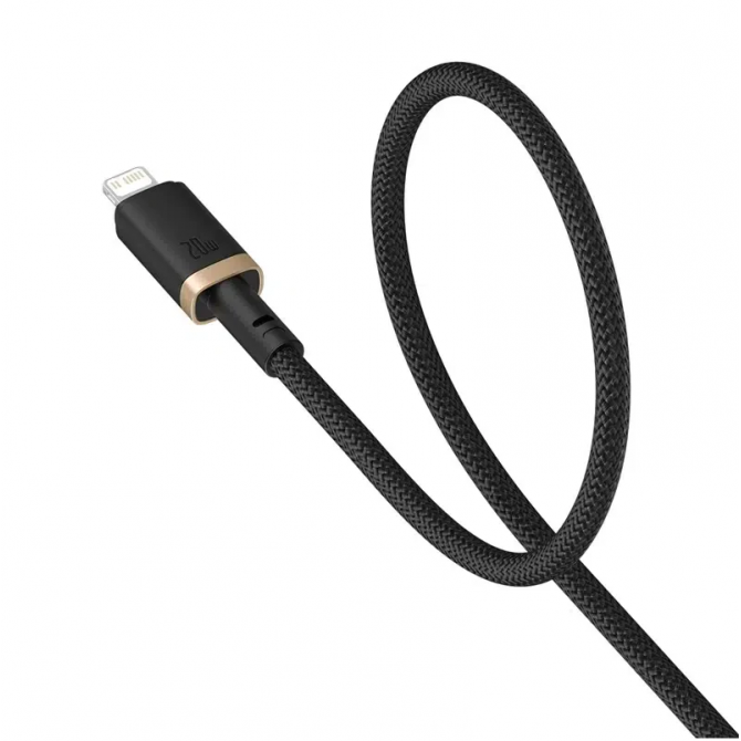 Кабель Baseus Dura Series Type-C to Lightning 20W Black/Gold 1m-2