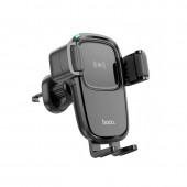 Холдер Hoco HW1 Pro Car Holder + Wireless Charger Black