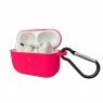 Чехол Silicone Protective Case For Airpods Pro with Lock Shiny Pink