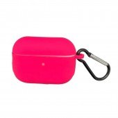 Чехол Silicone Protective Case For Airpods Pro with Lock Shiny Pink Чехол Silicone Protective Case For Airpods Pro with Lock Shiny Pink