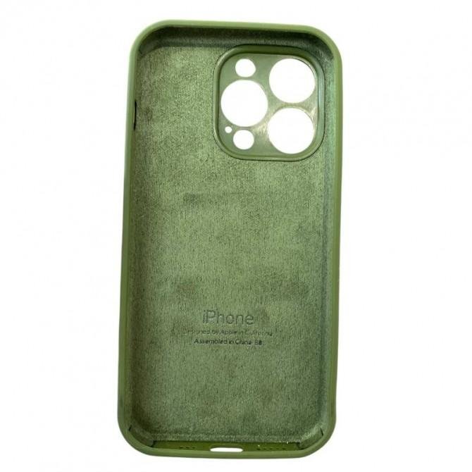 Силиконовый чехол для iPhone 11 Pro Хаки FULL (SQUARE SHAPE)-3