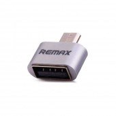 Перехідник Remax RA-OTGLesy USB 2.0 Сріблястий Перехідник Remax RA-OTGLesy USB 2.0 Сріблястий