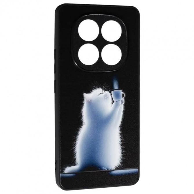 Накладка PC Fashion Mix Xiaomi Redmi Note 14 Pro 5G White Cat
