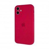 Оригинальный силиконовый чехол для iPhone 11 Вишневый FULL (SQUARE SHAPE) Оригинальный силиконовый чехол для iPhone 11 Вишневый FULL (SQUARE SHAPE)