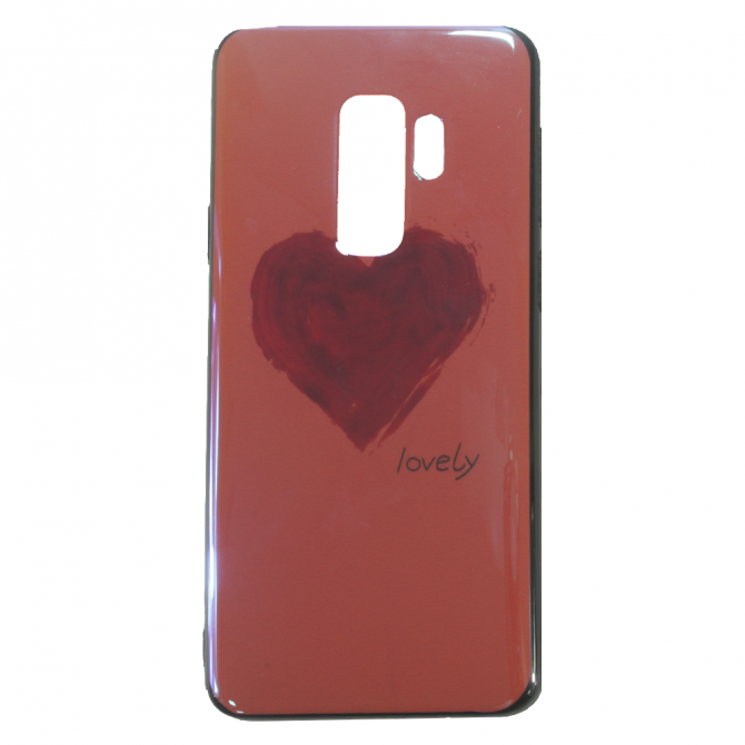 Чохол U-Like Picture series для Samsung G965 Galaxy S9 Plus Серце/Рожевий-1