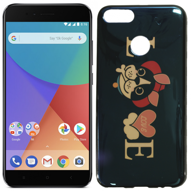 Чохол U-Like Picture series для Xiaomi Mi 5x/A1Кохання/Чорний