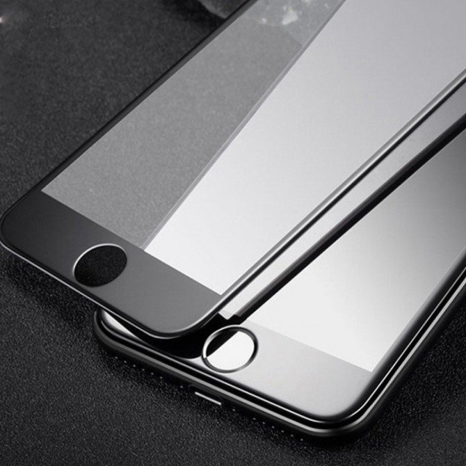 Защитное стекло для APPLE iPhone 7 Plus/8 Plus Full Glue (0.3 мм, 2.5D, матовое чёрное)-2