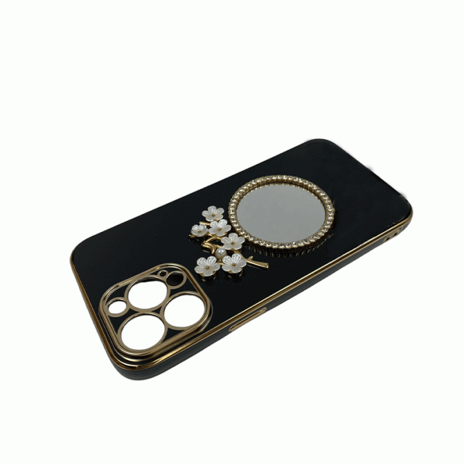 Чехол Mirror series for iPhone 13 Pro Max Black-1