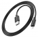 Кабель Cable Hoco X88 Gratified Lightning Black 1m
