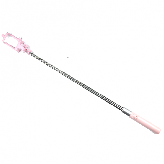 Монопод S8i Рожевий + Lightning connection-3