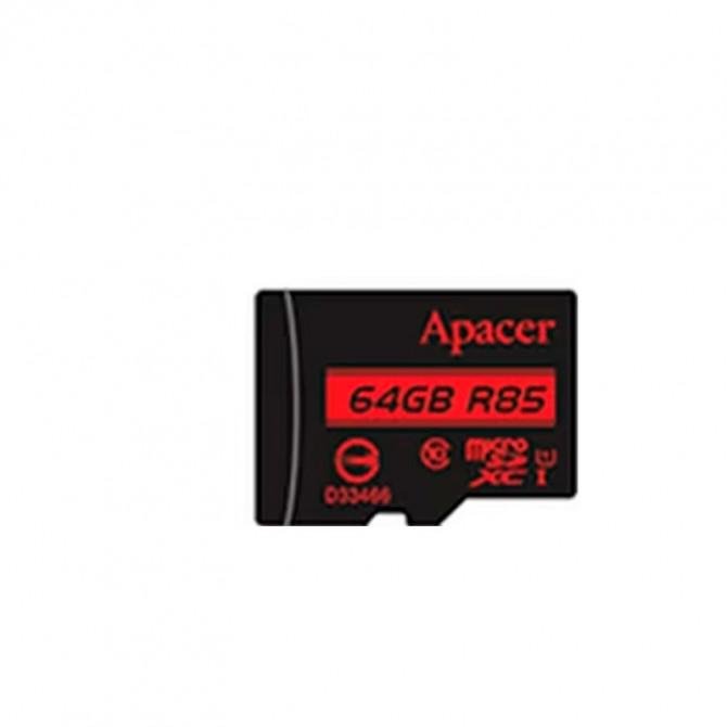 Карта памяти Apacer MicroSDHC 64GB UHS-I R-85 Mb/s (Class 10) (card only)