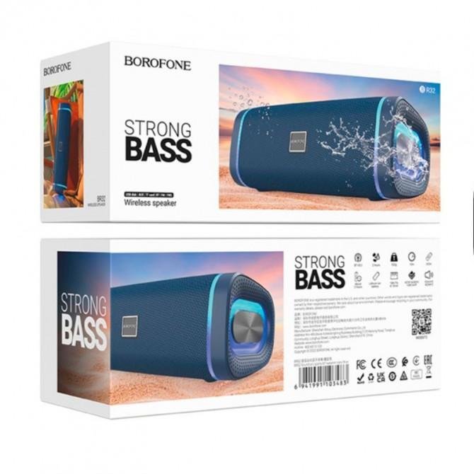 Bluetooth Колонка Borofone BR32 Синій-1