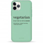 Чехол Pump Silicone Minimalistic Case for iPhone 11 Pro Vegetarian Wiki Чехол Pump Silicone Minimalistic Case for iPhone 11 Pro Vegetarian Wiki
