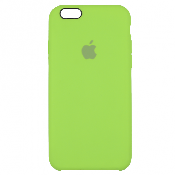 Чохол силіконовий для iPhone 6/6s Plus Яскраво Зелений-1