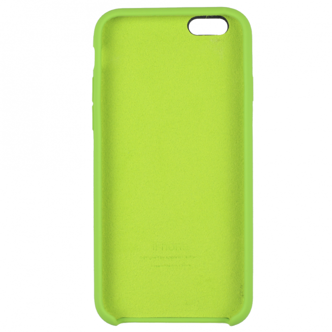 Чохол силіконовий для iPhone 6/6s Plus Яскраво Зелений-2