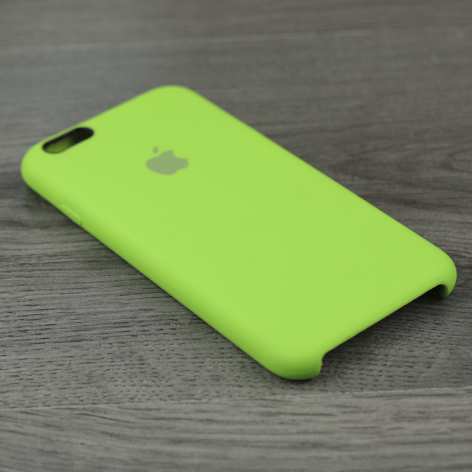 Чохол силіконовий для iPhone 6/6s Plus Яскраво Зелений-3