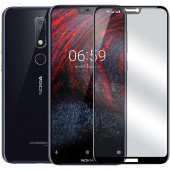 Защитное стекло для Nokia 6.1 Plus (0.3 мм, 2.5D, с чёрным Silk Screen покрытием) Защитное стекло для Nokia 6.1 Plus (0.3 мм, 2.5D, с чёрным Silk Screen покрытием)