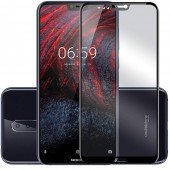 Защитное стекло для Nokia 6.1 Plus (0.3 мм, 2.5D, с чёрным Silk Screen покрытием) Защитное стекло для Nokia 6.1 Plus (0.3 мм, 2.5D, с чёрным Silk Screen покрытием)