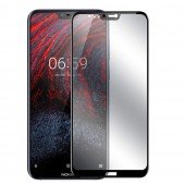 Защитное стекло для Nokia 6.1 Plus (0.3 мм, 2.5D, с чёрным Silk Screen покрытием) Защитное стекло для Nokia 6.1 Plus (0.3 мм, 2.5D, с чёрным Silk Screen покрытием)