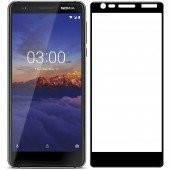 Защитное стекло для Nokia 3.1 (0.3 мм, 2.5D, с чёрным Silk Screen покрытием) Защитное стекло для Nokia 3.1 (0.3 мм, 2.5D, с чёрным Silk Screen покрытием)