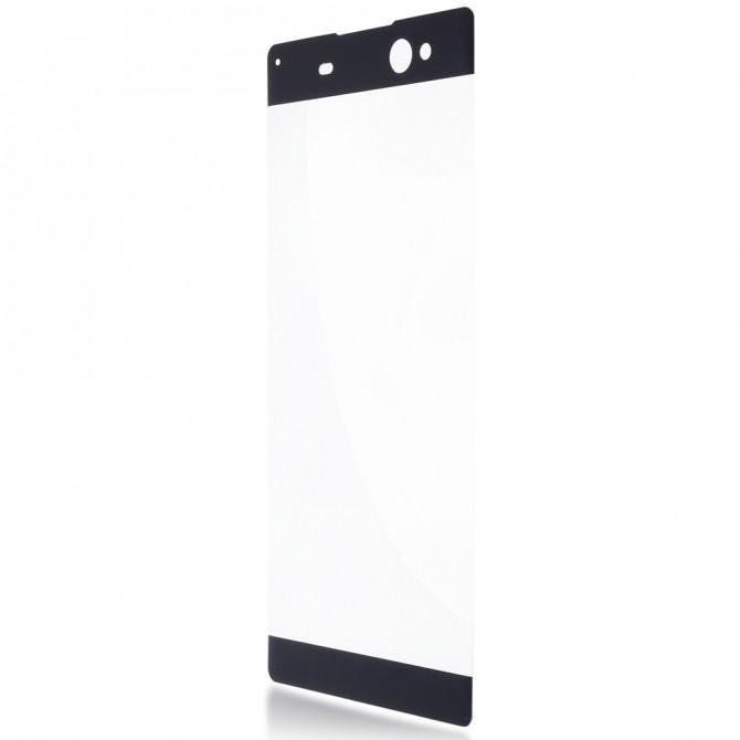 Защитное стекло для SONY Xperia XA Ultra (0.3 мм, 2.5D, с чёрным Silk Screen покрытием)-2