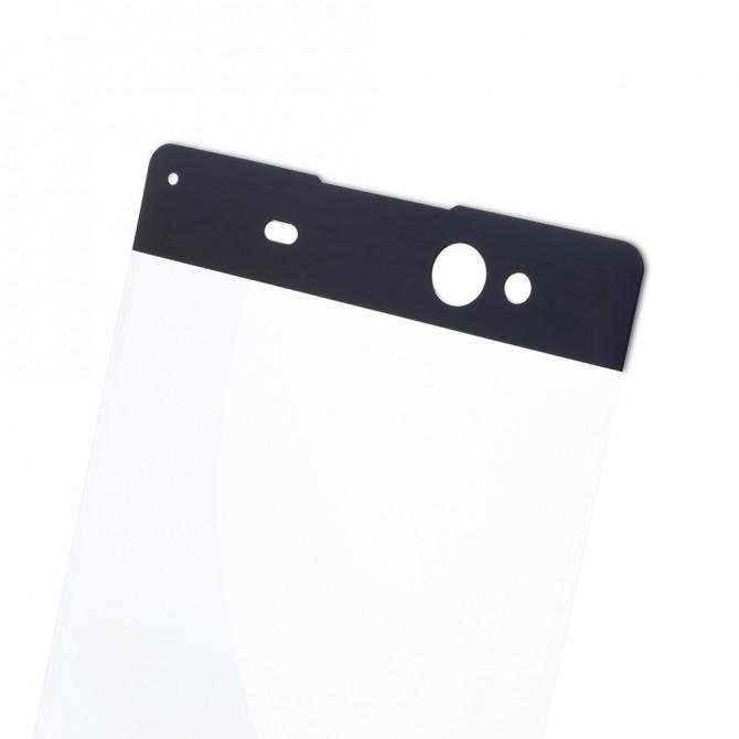 Защитное стекло для SONY Xperia XA Ultra (0.3 мм, 2.5D, с чёрным Silk Screen покрытием)-3
