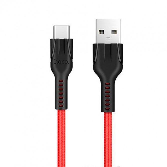Кабель Hoco U31 Benay Type-C Red 1m