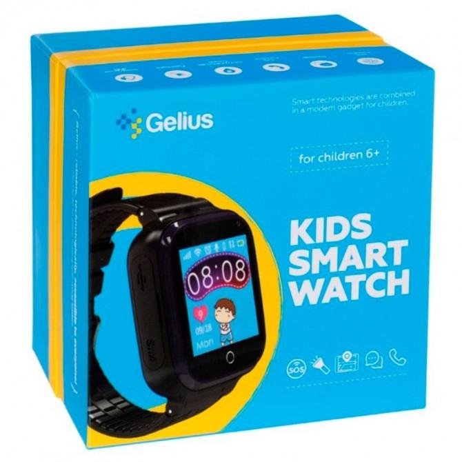 Детские умные часы с GPS трекером Gelius Ocean GP-PK007 Black-1