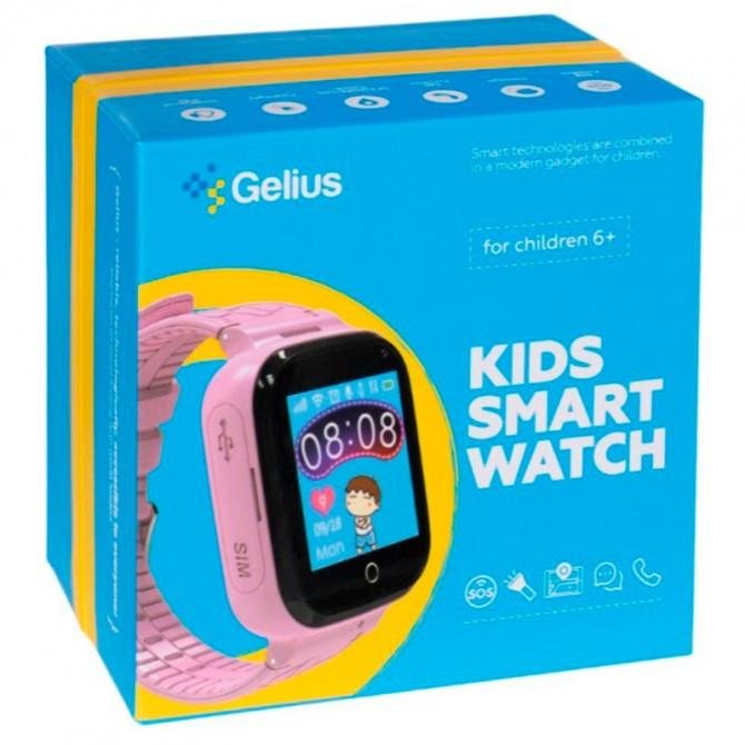 Детские умные часы с GPS трекером Gelius Ocean GP-PK007 Pink-2