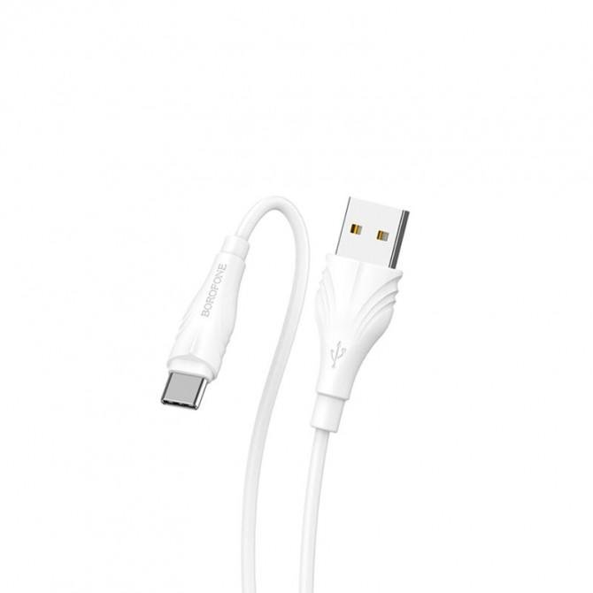 Кабель Borofone BX18 Optimal Type-C White 2m