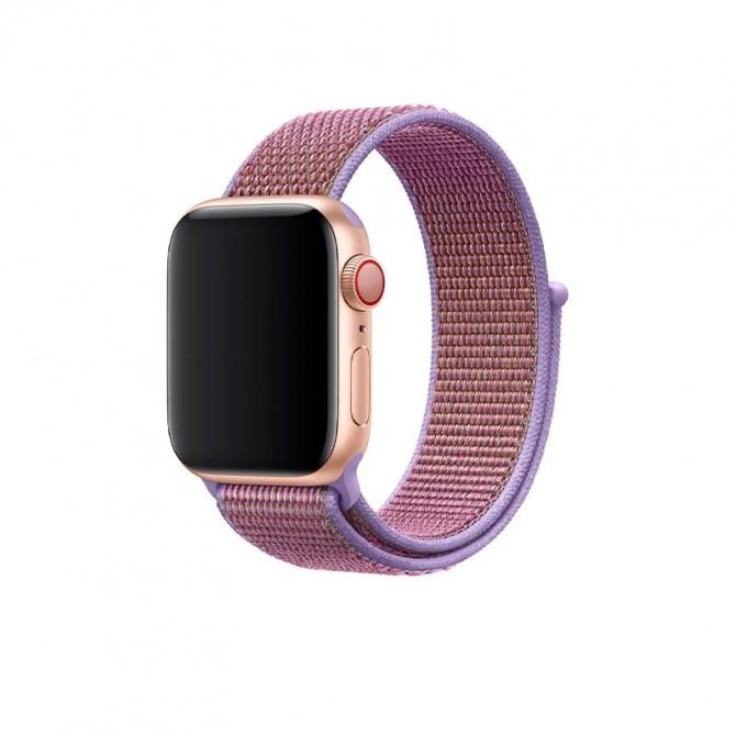 Ремешок для Apple Watch 42/44mm Nylon Sport Loop Lilac