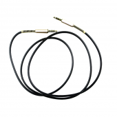 Кабель AUDIO AUX Чёрный (Пружина)