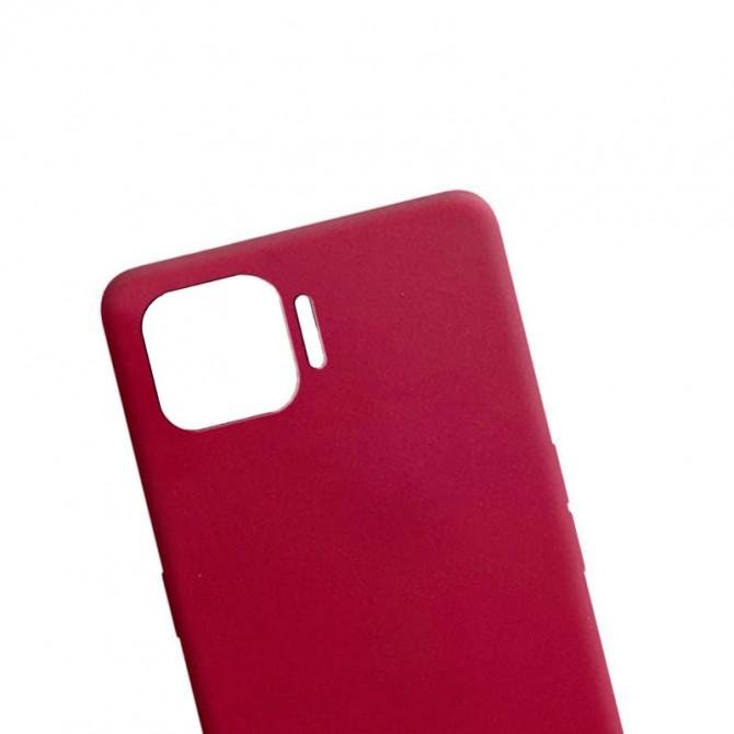 Силиконовый чехол Candy для Oppo Reno 4 Lite Бордовый-1